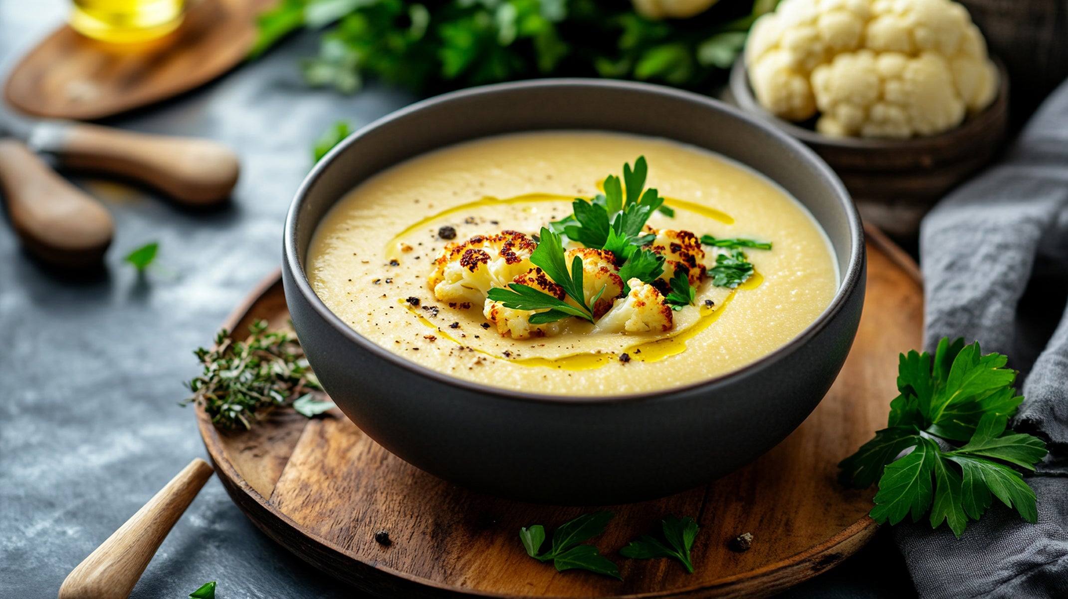 Curried Cauliflower Soup